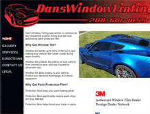 Tablet Screenshot of danswindowtinting.com